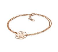 Lebensblume Armband rosegold 925 Silber Armkette Damen vergoldet SA-74-Rose