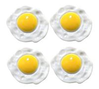 Lebensmittel-Haarspangen, 4 Stück, realistische Eier-Haarspangen, niedliche, neuartige Lebensmittel-Accessoires für Frauen und Mädchen, DIY-Clips zum Basteln
