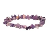 Lebensquelle Plus beliebtes Splitterarmband | Handgefertigtes Elastisches Stretch Splitter Armband | Echter natürlicher Edelstein (Lepidolith)