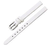 LEBINA Weiches Lederarmband Damenarmband 6mm 8mm 10mm 12mm Armband Damen Kleines Lederarmband, Weiss, 6mm