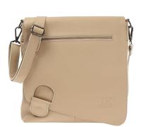 LECONI Umhängetasche Damen-Tasche Crossbag Leder Natur Schultertasche Vintage-Look Ledertasche Frauen + Herren Handtasche aus Echt-Leder 29x29x6cm sand LE3073-sof