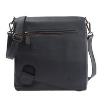 LECONI Umhängetasche Damen-Tasche Crossbag Leder Natur Schultertasche Vintage-Look Ledertasche Frauen + Herren Handtasche aus Echt-Leder 29x29x6cm navy LE3073-sof