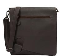 LECONI Umhängetasche Damen-Tasche Crossbag Leder Natur Schultertasche Vintage-Look Ledertasche Frauen + Herren Handtasche aus Echt-Leder 29x29x6cm kaffee LE3073-sof