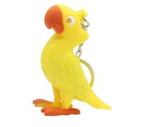 LED beleuchteter Papageien Schlüsselanhänger mit Tiergeräuscheffekten und kompaktem Design, einzigartiges Schlüsselanhänger Zubehör, leuchtender Papageien Schlüsselanhänger für den nächtlichen