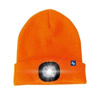 LED Kindermütze Malix, orange, Gr. EH