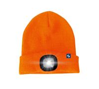LED Mütze Malix, orange, Gr. EH