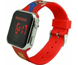 LED-Uhr kids-euroswan Super Mario Rot