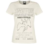 Led Zeppelin Amplified Collection - The Song Remains The Same T-Shirt altweiß in M