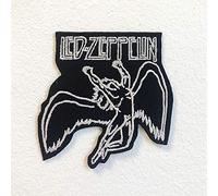 Led Zeppelin Flying Man Logo Music Band Aufnäher Aufbügler, 7.8cm x 7.5cm