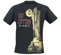 Heroes Led Zeppelin Hermit Short Sleeve T-shirt Schwarz 2XL Mann (Herstellerartikelnummer: RTLZETSBHER-2X)