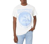 Led Zeppelin Men's US Tour 1975 White T-Shirt, Medium