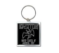 Led Zeppelin Schlüsselring Keychain 1977 USA Tour Nue Nue offiziell Standard One Size