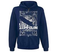 Led Zeppelin Shook Me Kapuzenjacke Navy M