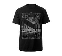 Led Zeppelin Shook Me Männer T-Shirt schwarz 3XL 100% Baumwolle Band-Merch, Bands