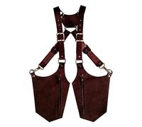 Leder-Achselhöhlenbeutel mit Anti-Diebstahl-Fell, Unterarm-Gurt-Umhängetasche, Herren-Outdoor-Mobiltelefonbeutel Tasche Satchel