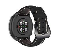 Leder Armbänder für Polar Ignite 3/ Ignite 2/ Ignite/Polar Unite/Polar Pacer Armband für Männer und Frauen Klassisches Leder mit Edelstahl Metall Schließe