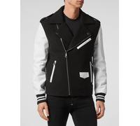 Leder Biker-Jacke 4XL
