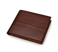 Leder-Geldbörse, Retro-Herren-Geldbörse, Business-Ausweishalter, Geldbörse, kleine Leder-Karten-Geldbörsen, kurze Bifold-Geldbörse für Herren, schmale Geldbörsen, Herren-Geldbörse (Farbe: Schwarz)