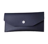 Leder-Geldumschlag, PU-Visitenkarten-Brieftasche, großes Fassungsvermögen, Bargeld-Organizer, Etui für Budgetierung, Rechnung, 17,5 x 9,4 cm, tragbare Kartenhülle