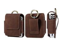 Leder Handy Gürtelclip Tasche Kompatibel mit Samsung Galaxy Z Flip 7/Z Flip 6/Z Flip 5/Z Flip 4/Z Flip 3/Moto RAZR, Handyhülle mit Gürtelschlaufe Leder Kompatibel mit Huawei Pura X/P50 Pocket/Pocket S