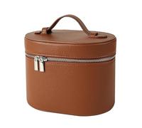 Leder Kosmetiktasche, wasserdichte Make up Tasche, tragbare Aufbewahrungstaschen, Handtasche, Reise Kulturbeutel, Make up Organizer, Damen Reise Kulturbeutel mit Reißverschluss