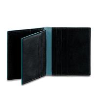 Leder-Kreditkartenhalter Piquadro Blue Square, Schwarz - Farb-Varianten: Schwarz