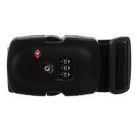 Leder Meid Koffergurt Zahlenschloss KG1+TSA schwarz