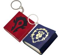 Leder Notizbuch Schlüsselanhänger World of Warcraft (Horde/Allianz)