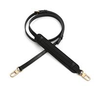 Leder Schulterriemen Trageriemen,Tasche Schultergurte Gurt Riemen für Geldbörse Handtaschen,verstellbare Ersatz Crossbody Bag Strap Tragegurt Umhängegurt (Vachetta-Strap2S1.2 + Schulterpolster)