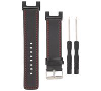 Leder-Uhrenarmband für Amazfit T-Rex Pro Schwarz