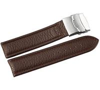 Leder Uhrenarmband Uhrenband Uhrband Ersatzband Armband braun Nahtfarbe braun 816270700122 Stegbreite 22 mm