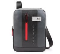 Piquadro Urban Umhängetasche Leder 21 cm grau