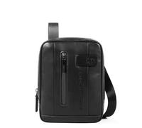 Leder-Umhängetasche mit iPad mini-Fach Urban - Farb-Varianten: Schwarz