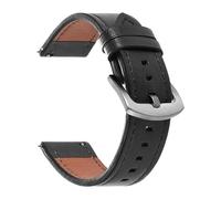 Lederarmband-Armband kompatibel mit Amazfit Balance Smart-Armband Schnellverschluss-Armband Omega for Seiko-Uhrenzubehör(Black,20mm Universal)