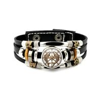 Lederarmband Für Herren, Pisces Apparel Armband Mit Fischmotiv, Steampunk-Stil, Verstellbar, Aus Geflochtenem Leder, Handgefertigtes Armband Im Ethno-Stil, Freundschaftsaccessoire, Geschenkidee Zum G