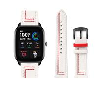 Lederarmband Kompatibel für Amazfit GTS 3 Armband Leder Armband Weiches Echtleder für Herren Damen 20mm Ersatzarmband Einstellbar Armbänder mit Amazfit GTS 3 (J,GTS 3)