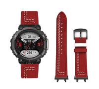 Lederarmband Kompatibel für Amazfit T-Rex Ultra Armband Leder Armband Weiches Echtleder für Herren Damen Ersatzarmband Einstellbar Armbänder mit Amazfit T-Rex Ultra (M,T-Rex Ultra)