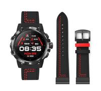 Lederarmband Kompatibel für COROS VERTIX 2 Armband Leder Armband Weiches Echtleder für Herren Damen Ersatzarmband Einstellbar Armbänder mit COROS VERTIX 2 (L,VERTIX 2)