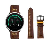 Lederarmband Kompatibel für Polar Unite Armband Leder Armband Weiches Echtleder für Herren Damen Ersatzarmband Einstellbar Armbänder mit Polar Unite (B,Leder)