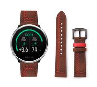 Lederarmband Kompatibel mit Polar Ignite 3/ Ignite 2/ Ignite Armband, Vintage Leder Armbänder mit Schnalle aus Edelstahl Ersatzarmband für Polar Ignite 3/ 2/ Ignite Uhrenarmband für Herren Damen (8)