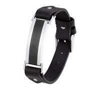 s.Oliver Identarmband Herren schwarz, 23.5