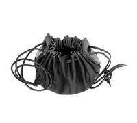 Lederbeutel aus Rindsleder Schwarz "Odo"