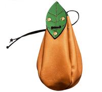 Lederbeutel für den Gürtel "Elfenblatt", hellbraun - Outlet