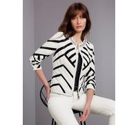 Lederblazer MAINPOL "Lammnappa-Lederblazer", Herren, Gr. 50, ecru, schwarz, 100% Lammnappaleder, Netzware:100% Polyester, Blazer (38830265-50) ecru, schwarz