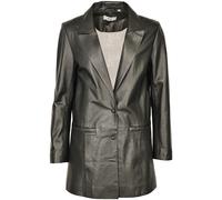 Lederblazer MAZE "42021201", Damen, Gr. L, schwarz, Obermaterial: 100% Lammleder; Innenfutter: 100% Baumwolle; Ärmelfutter: 100% Polyester, Blazer (31578033-L) schwarz