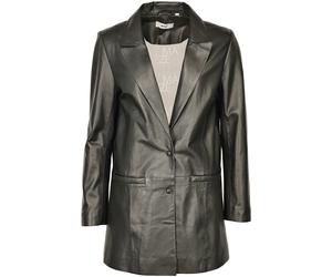 Lederblazer MAZE "42021201", Damen, Gr. S, schwarz, Obermaterial: 100% Lammleder; Innenfutter: 100% Baumwolle; Ärmelfutter: 100% Polyester, Blazer (31578033-S) schwarz