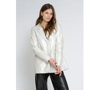 Maze Lederblazer Damen weiß, S