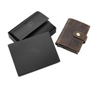 Lederbörse Flip-Card in Geschenkbox