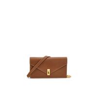 Lederbrieftasche Polo ID mit Kette EINHEITSGROESSE Brown