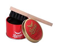 Lederfett Rapide Ledercreme 150ml mit Auftragsbürste für strapaziertes Leder - Set von Langlauf Schuhbedarf (schwarz)